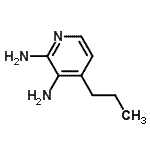 CAS 登录号：135070-77-8， 4-丙基-2,3-吡啶二胺