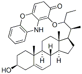 CAS 登录号：135212-24-7， 1-[(2S)-2-[(3S,8S,9S,10R,13S,14S,17R)-3-羟基-10,13-二甲基-2,3,4,7,8,9,11,12,14,15,16,17-十二氢-1H-环戊二烯并[a]菲-17-基]戊烷-3-基]氧基-3,10-二氢吩恶嗪-2-酮