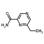 CAS 登录号：13535-11-0， 6-乙基-2-吡嗪甲酰胺