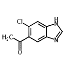 CAS 登录号：13535-52-9， 1-(6-氯-1H-苯并咪唑-5-基)乙酮