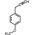 CAS 登录号：13540-76-6， 1-甲氧基-4-(2-丙炔-1-基)苯