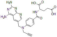 CAS#: 135423-84-6， (2S)-2-[[4-[(2,4-Diaminopyrido[6,5-d]Pyrimidin-6-Yl)Methyl-Prop-2-Ynylamino]Benzoyl]Amino]Pentanedioic Acid