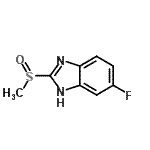 CAS#: 135429-81-1， 5-Fluoro-2-(Methylsulfinyl)-1H-Benzimidazole