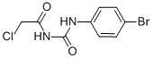 CAS 登录号：13558-79-7， N-[[(4-溴苯基)氨基]羰基]-2-氯-乙酰胺