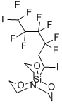 CAS 登录号：135587-13-2， 1-(3,3,4,4,5,5,6,6,6-九氟-1-碘己基)-2,8,9-三氧杂-5-氮杂-1-硅杂双环[3.3.3]十一烷