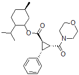 CAS#: 135588-56-6， [(5R)-5-Methyl-2-Propan-2-Ylcyclohexyl] (1R,2R,3S)-2-(Morpholine-4-Carbonyl)-3-Phenylcyclopropane-1-Carboxylate
