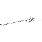CAS 登录号：135661-44-8， 钠1-[(9E)-9-十八碳烯酰基氧基]-2,5-二氧代-3-吡咯烷磺酸酯