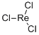 结构式 CAS# 13569-63-6, 氯化铼