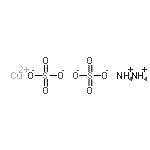CAS 登录号：13587-25-2， 铵铜(2+)硫酸盐(2:1:2)