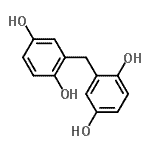 CAS 登录号：13588-54-0， 2,2'-亚甲基二(1,4-苯二酚)