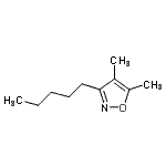 CAS#: 136150-26-0， 4,5-Dimethyl-3-Pentyl-1,2-Oxazole