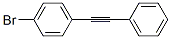 structure of CAS# 13667-12-4, 1-Bromo-4-(2-Phenylethynyl)-Benzene;Aj-292/41219604;Zinc00986134;Nsc155340