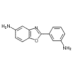 CAS 登录号：13676-48-7， 2-(3-氨基苯基)-1,3-苯并恶唑-5-胺