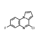 CAS 登录号：136773-69-8， 4-氯-7-氟吡咯并[1,2-a]喹喔啉