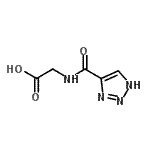 CAS 登录号：136868-57-0， N-(1H-1,2,3-三唑-4-基羰基)甘氨酸
