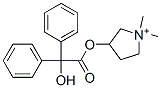CAS#: 13696-15-6， 3-[(2-Hydroxy-2,2-Diphenylacetyl)Oxy]-1,1-Dimethyl-Pyrrolidinium Bromide (1:1)