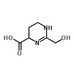 CAS 登录号：137023-68-8， 2-(羟基甲基)-1,4,5,6-四氢-4-嘧啶羧酸