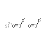 CAS 登录号：13703-84-9， 锶氧代-氧代-硼烷