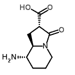 CAS 登录号：137038-27-8， (2S,8S,8aR)-8-氨基-3-氧代八氢-2-吲嗪羧酸