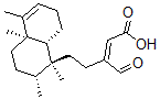 CAS 登录号：137109-33-2， (Z)-5-[(1S,2R,4aR,8aR)-1,2,4a,5-四甲基-2,3,4,7,8,8a-六氢萘-1-基]-3-甲酰基戊-2-烯酸
