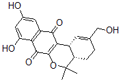 CAS#: 137109-44-5， (4aS,12bR)-8,10-Dihydroxy-2-(Hydroxymethyl)-5,5-Dimethyl-3,4,4a,12b-Tetrahydronaphtho[3,2-c]Isochromene-7,12-Dione