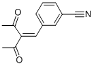 CAS 登录号：137109-71-8， 3-(2-乙酰基-3-氧代丁-1-烯基)苯甲腈