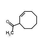 CAS 登录号：137165-96-9， 1-[(2Z)-2-环辛烯-1-基]乙酮