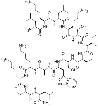 CAS#: 137354-65-5， Mast Cell Degranulating Peptide (Vespa Basalis)