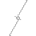 CAS#: 137436-30-7， 1,4-Dibromo-2,5-Bis(Dodecyloxy)Benzene