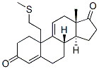 CAS 登录号：137437-16-2， (8S,13S,14S)-13-甲基-10-(2-甲硫基乙基)-2,6,7,8,12,14,15,16-八氢-1H-环戊二烯并[a]菲-3,17-二酮