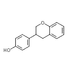 CAS 登录号：137524-96-0， 4-(3,4-二氢-2H-苯并吡喃-3-基)苯酚