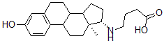 CAS 登录号：137525-09-8， 4-[[(13S,17S)-3-羟基-13-甲基-6,7,8,9,11,12,14,15,16,17-十氢环戊烯并[a]菲-17-基]氨基]丁酸