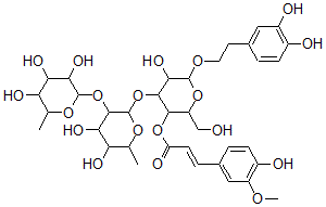 CAS#: 137578-58-6， [4-[4,5-Dihydroxy-6-Methyl-3-(3,4,5-Trihydroxy-6-Methyloxan-2-Yl)Oxyoxan-2-Yl]Oxy-6-[2-(3,4-Dihydroxyphenyl)Ethoxy]-5-Hydroxy-2-(Hydroxymethyl)Oxan-3-Yl] (E)-3-(4-Hydroxy-3-Methoxyphenyl)Prop-2-Enoate