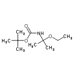 CAS#: 137757-12-1， 2-Methyl-2-Propanyl (2-Ethoxy-2-Propanyl)Carbamate