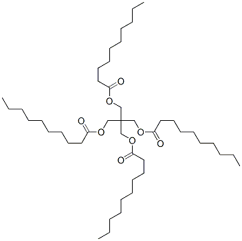 CAS 登录号：13784-61-7， 1,1'-[2,2-二[[(1-氧代癸基)氧基]甲基]-1,3-丙烷二基]癸酸酯