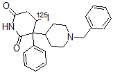 CAS#: 137881-49-3， 4-(Iodo-125I)-3-Phenyl-1'-(Phenylmethyl)-(3,4'-Bipiperidine)-2,6-Dione