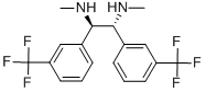 结构式 CAS# 137944-39-9, (1R,2R)-N1,N2-二甲基-1,2-二[3-(三氟甲基)苯基]-1,2-乙二胺