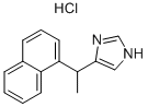 CAS 登录号：137967-81-8， 5-[1-(1-萘基)乙基]-1H-咪唑盐酸盐(1:1)