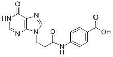CAS#: 138117-50-7， 4-[[3-(1,6-Dihydro-6-Oxo-9H-Purin-9-Yl)-1-Oxopropyl]Amino]-Benzoic Acid