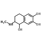 CAS 登录号：138147-82-7， 2-(甲基氨基)-1,2,3,4-四氢-1,6,7-萘三酚