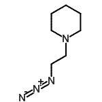 结构式 CAS# 138373-73-6, 1-(2-叠氮基乙基)哌啶