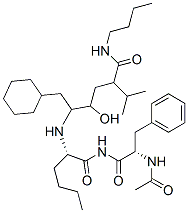 CAS#: 138571-29-6， (2S,5S)-5-[[(2S)-1-[[(2S)-2-Acetamido-3-Phenylpropanoyl]Amino]-1-Oxohexan-2-Yl]Amino]-N-Butyl-6-Cyclohexyl-4-Hydroxy-2-Propan-2-Ylhexanamide