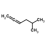 CAS 登录号：13865-36-6， 5-甲基-1,2-己二烯