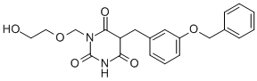 CAS#: 138660-09-0， 1-(2-Hydroxyethoxymethyl)-3-[[3-(Phenylmethoxy)Phenyl]Methyl]-1,3-Diazinane-2,4,6-Trione