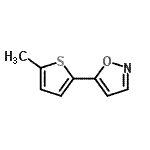 CAS 登录号：138716-32-2， 5-(5-甲基-2-噻吩基)-1,2-恶唑