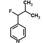 CAS#: 138761-51-0， 4-(1-Fluoro-2-Methylpropyl)Pyridine