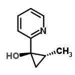CAS 登录号：138835-96-8， (1R,2R)-2-甲基-1-(2-吡啶基)环丙醇