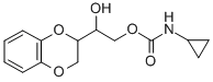 CAS#: 13887-61-1， 1-(1,4-Benzodioxan-2-Yl)-1,2-Ethanediol 2-Cyclopropylcarbamate