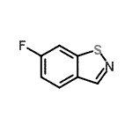 CAS#: 139037-00-6， 6-Fluoro-1,2-Benzothiazole