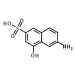 CAS 登录号：139123-65-2， 6-氨基-4-羟基-2-萘磺酸